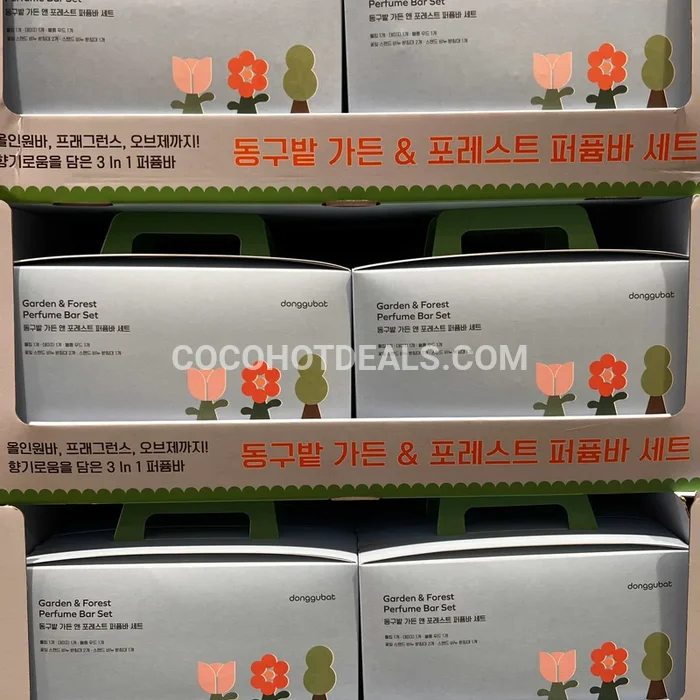 DONGGUBAT 동구밭 화원 퍼퓸 샴푸바 3개입