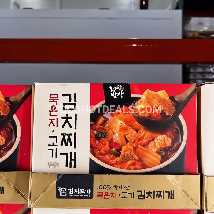 코스트코 왕애밥상 묵은지 고기 김치 찌개 600G X 4