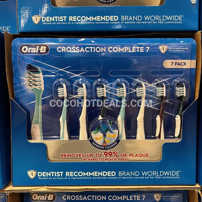 코스트코 ORAL-B 오랄비 크로스 액션 컴플리트7 칫솔 7개