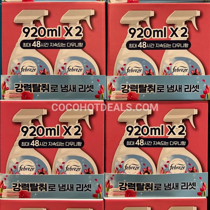 코스트코 페브리즈 섬유 탈취제 / 다우니 향 920ML X 2개