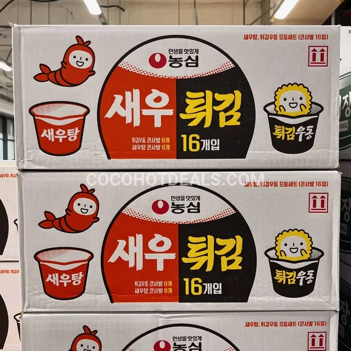 농심 새우탕 / 튀김 우동 115G X 8 / 111G X 8