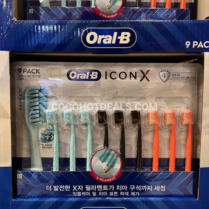 코스트코 ORAL-B 오랄비 아이콘X 칫솔 9개