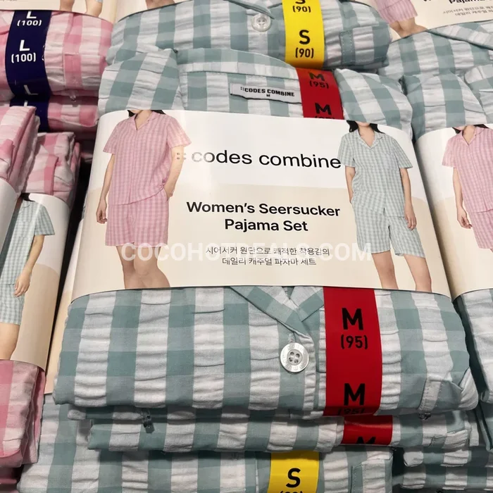 코스트코 CODES COMBINE 여성 시어서커 잠옷 S, M, L ASIAN SIZE