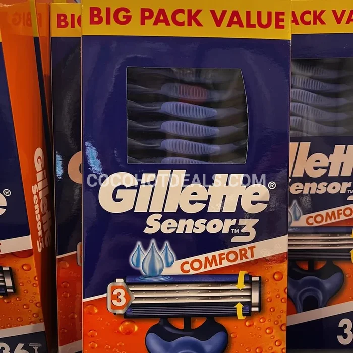 코스트코 GILLETTE 질레트 센서3 일회용 면도기 36개입