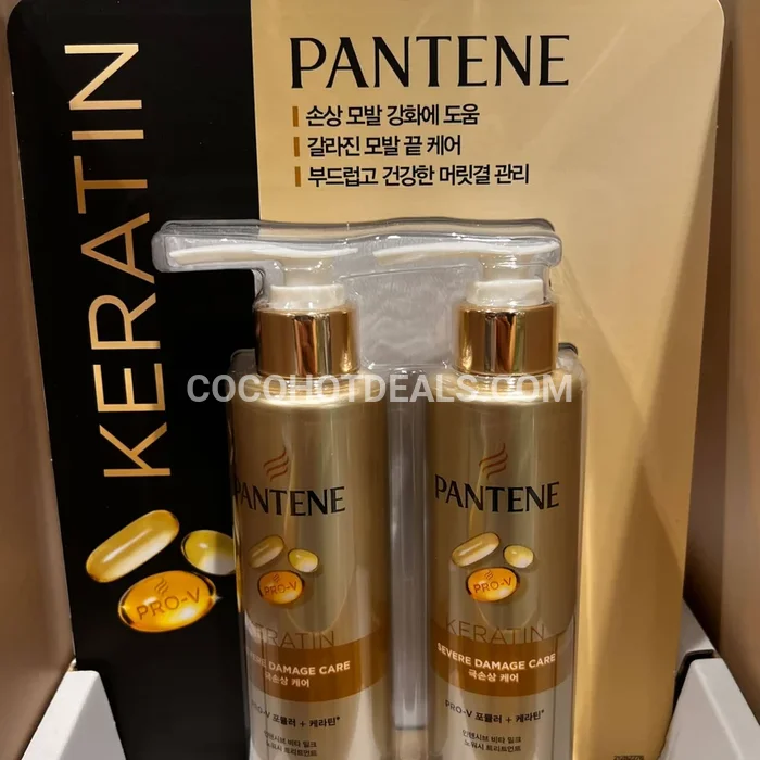 코스트코 PANTENE 팬틴 케라틴 노워시 트리트먼트 140ML X 2