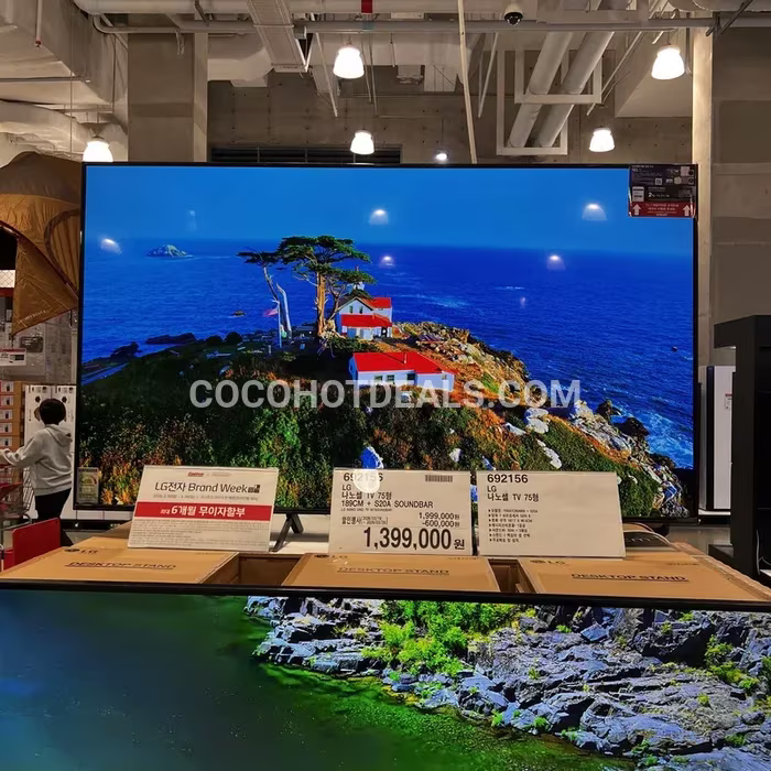 코스트코 LG 나노셀 TV 75형 189CM + S20A SOUNDBAR