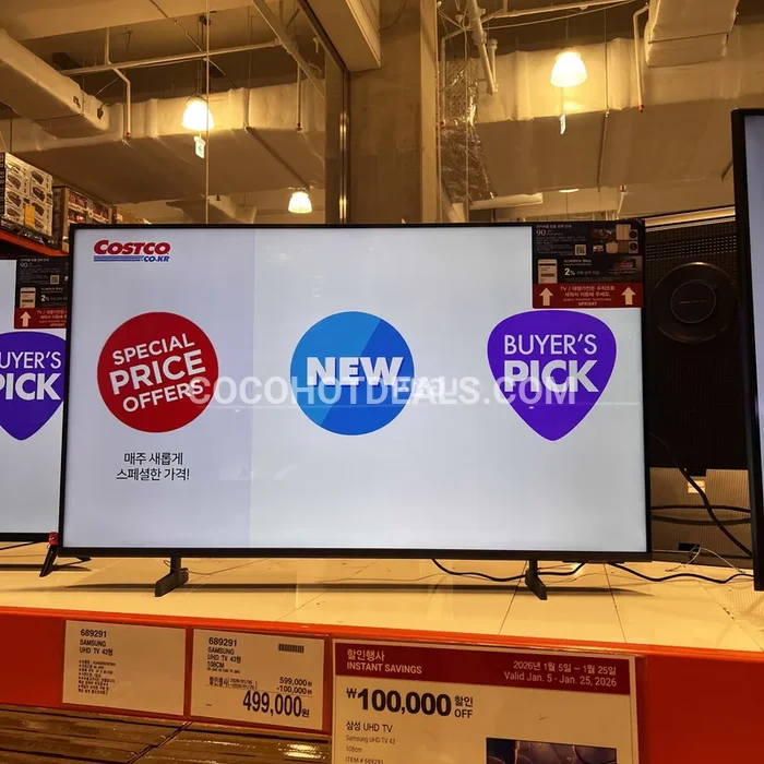 코스트코 SAMSUNG UHD TV 43형 108CM #689291