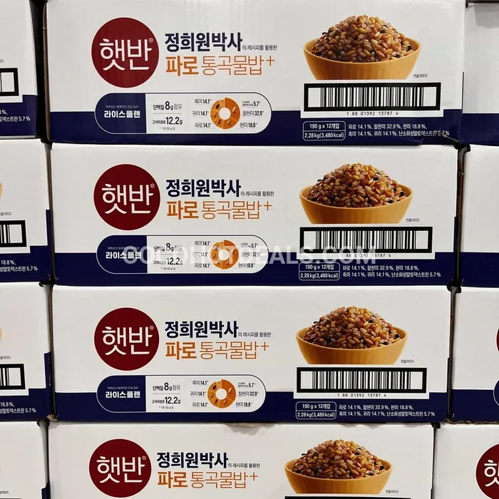코스트코 햇반 파로 통곡물밥 190G X 12