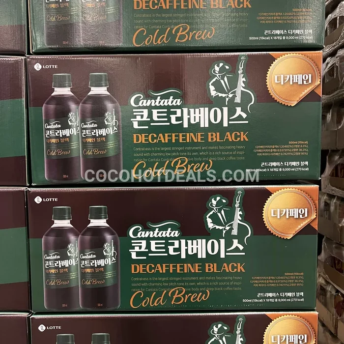 코스트코 칸타타 콘트라베이스 디카페인 500ML X 18PK