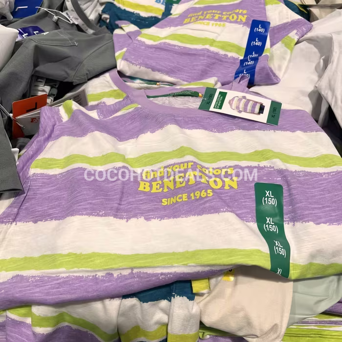 코스트코 BENETTON 키즈 반소매 티셔츠 120, 130, 140, 150