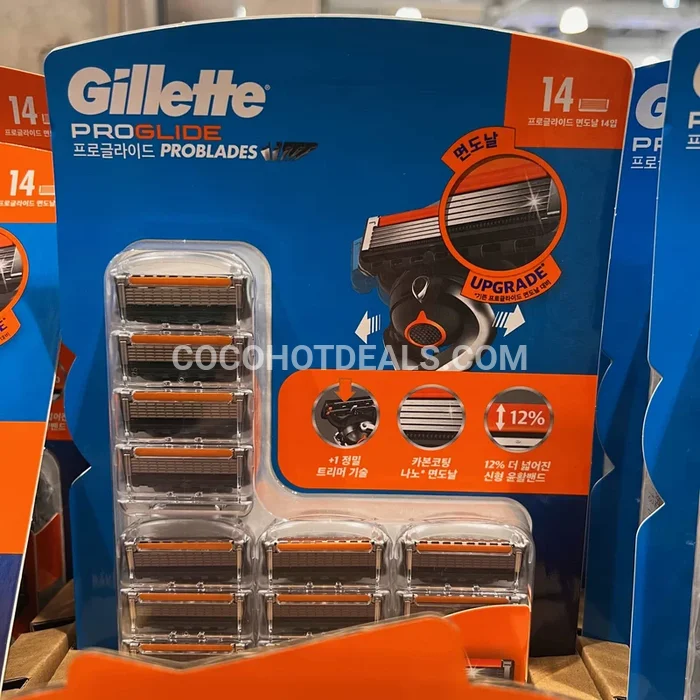 코스트코 GILLETTE 질레트 프로글라이드 면도기 세트 1 + 9