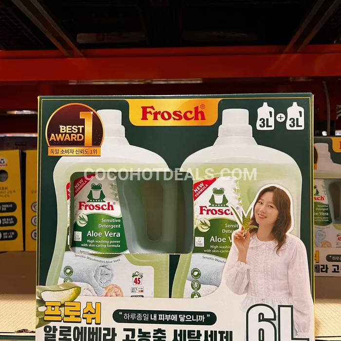 코스트코 프로쉬 알로에 베라 세탁 세제 3L X 2