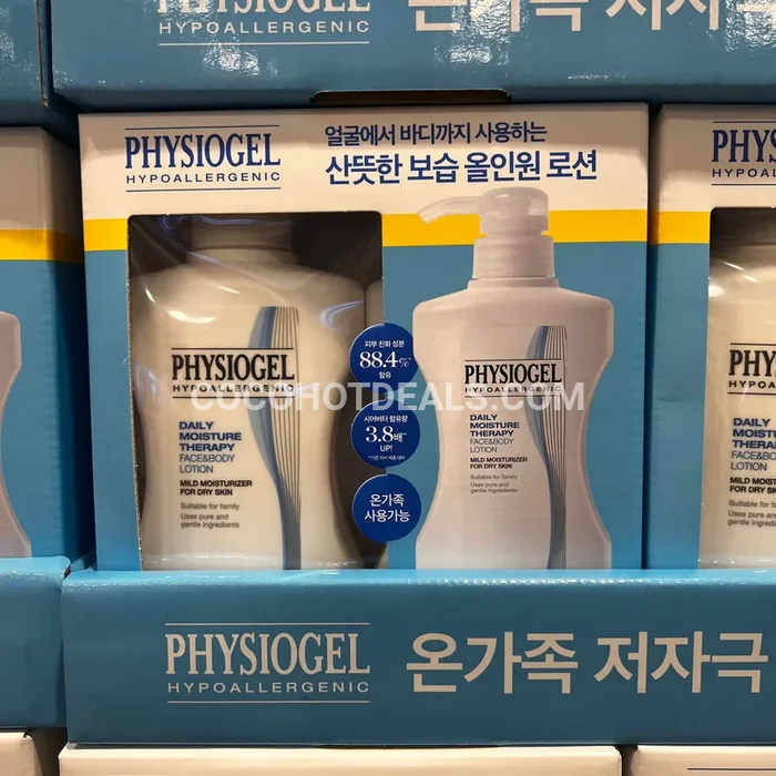 코스트코 PHYSIOGEL 피지오겔 페이스 앤 바디 로션 400ML X 2