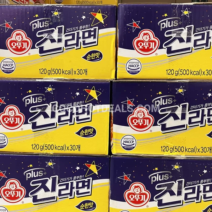 코스트코 오뚜기 진라면 플러스 순한맛 120G X 30