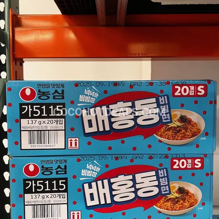농심 배홍동 비빔면 137G X 20