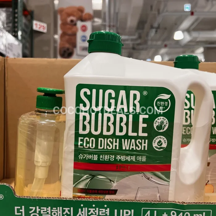 슈가버블 애플향 주방세제 4.0L + 940ML