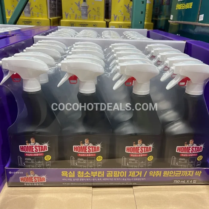 홈스타 욕실 청소용 클리너 750ML X 4PK
