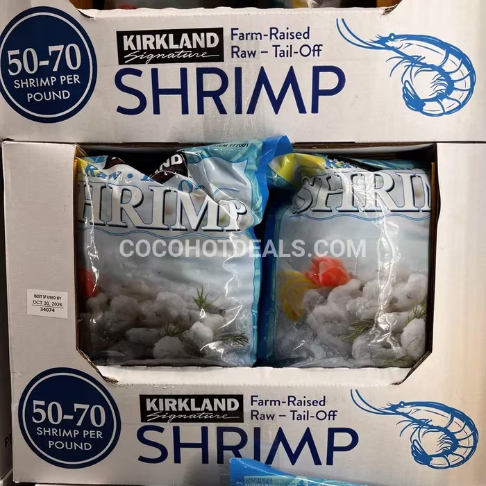 코스트코 KIRKLAND SIGNATURE 생 새우 (50 - 70) 908G / 2LBS