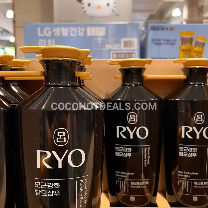 RYO 려 볼륨 & 모근 강화 샴푸 820ML X 2