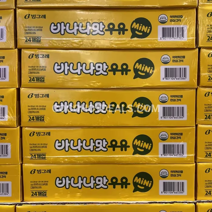 코스트코 빙그레 바나나맛 우유 120ML X 24