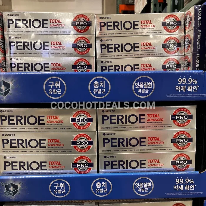 코스트코 PERIO 페리오 토탈 어드밴스드 치약 160G X 8
