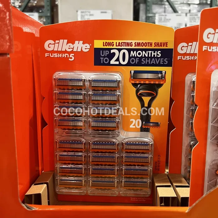 코스트코 GILLETTE 질레트 퓨전5 면도날 20개